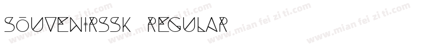 SouvenirSSK Regular字体转换